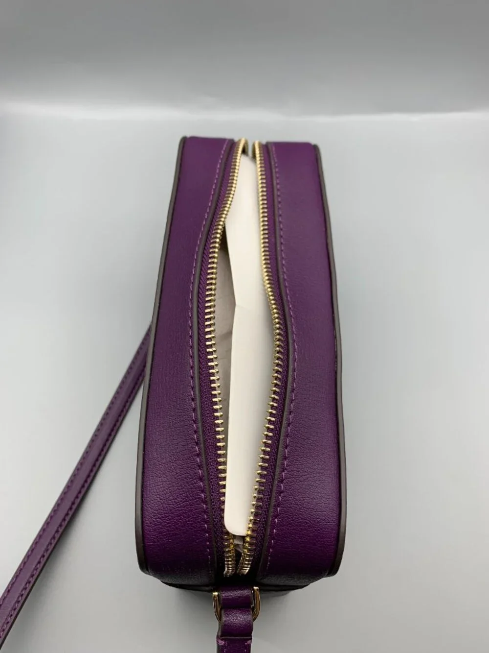 NEW Kate Spade New York Sienna Purple Crossbody Bag Purse with Gold Hardware